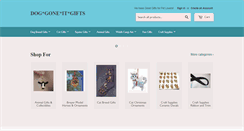 Desktop Screenshot of doggoneitgifts.com